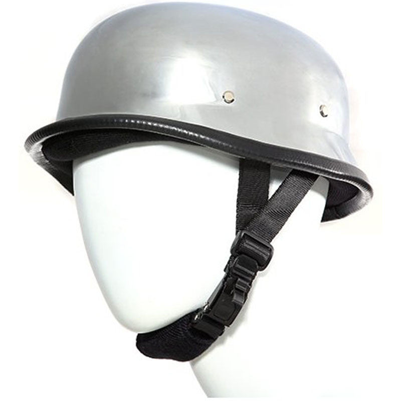 Novelty Helmet - German Helmet - Chrome