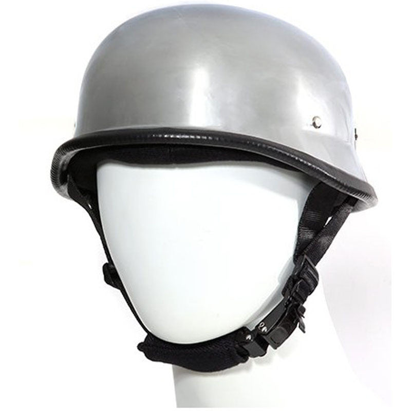 Novelty Helmet - German Helmet - Chrome