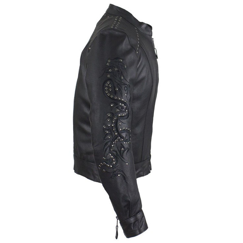 Women's Studded Racer Jacket