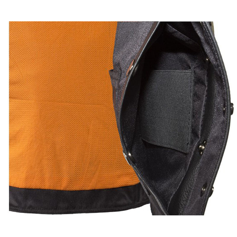 Women's Biker Vest - The Sovereign (Dark Distressed Brown)