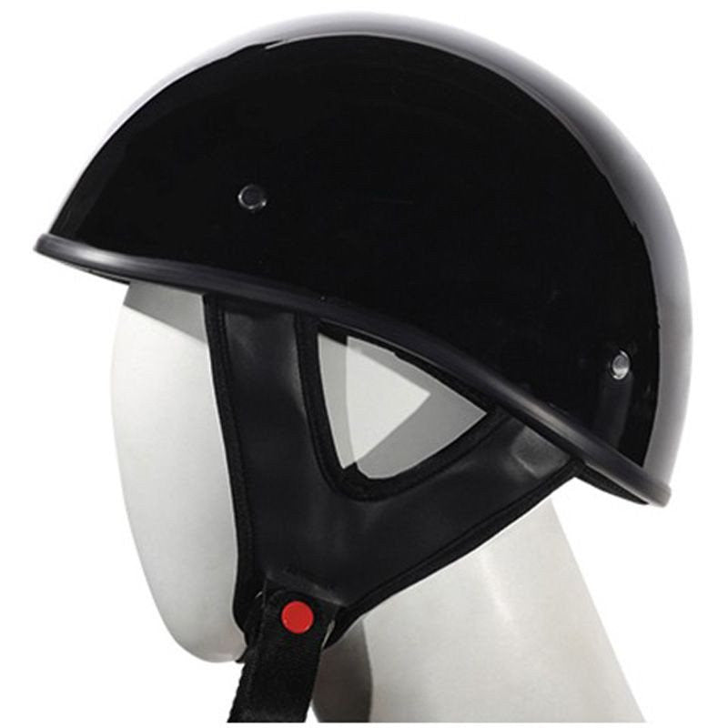 Helmet - Lo-Profile Black Helmet - Shiny