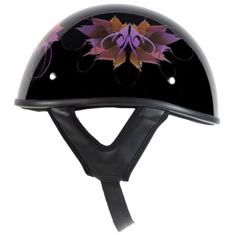 Helmet - Lo-Profile Flower Fairy Helmet - Shiny