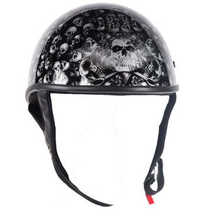 Helmet - Lo-Profile Skulls Helmet - Shiny