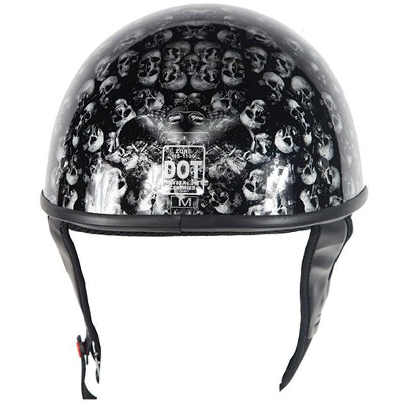 Helmet - Lo-Profile Skulls Helmet - Shiny