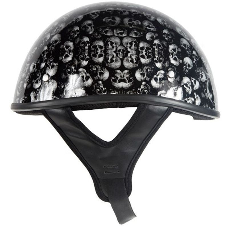 Helmet - Lo-Profile Skulls Helmet - Shiny