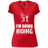 T-shirt - F It, I'm Going Riding (v-neck)