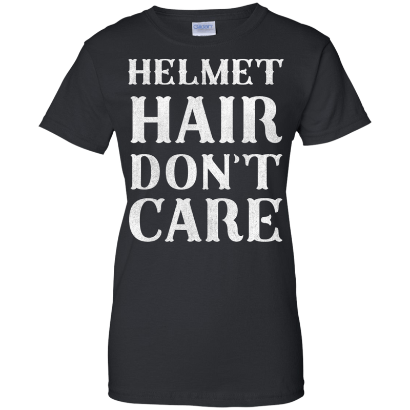 T-shirt - Helmet Hair Don't Care