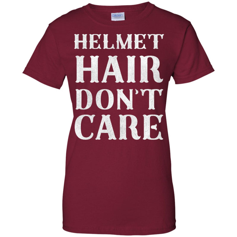 T-shirt - Helmet Hair Don't Care