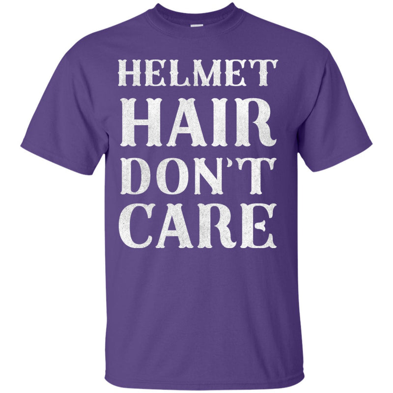 T-shirt - Helmet Hair Don't Care