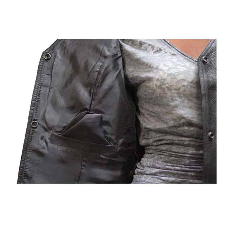 Women Leather Vest - Lady Rider Vest