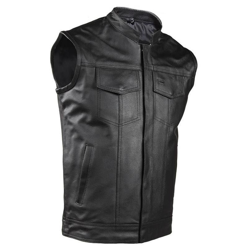 Motorcycle Club Vest - Cowhide Leather