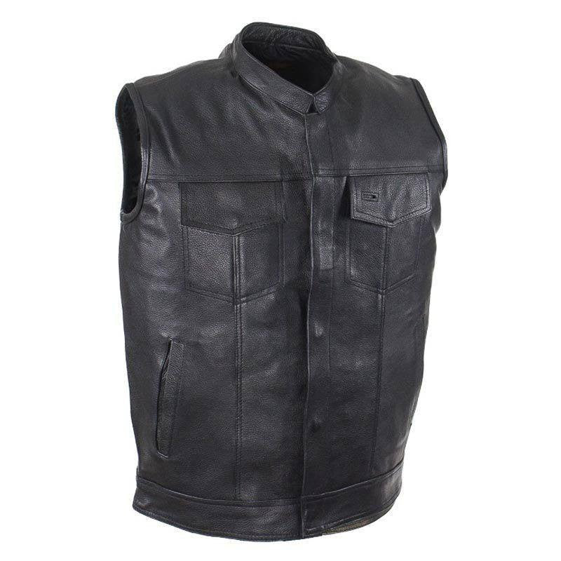 Motorcycle Club Vest - Cowhide Leather