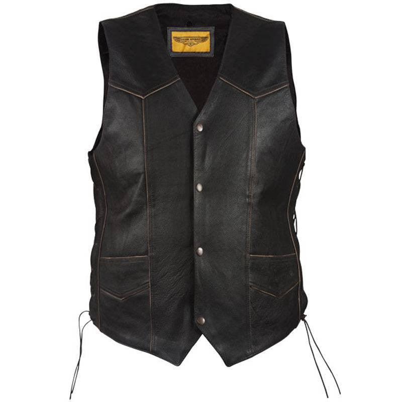 Leather Vest - Native American Vest