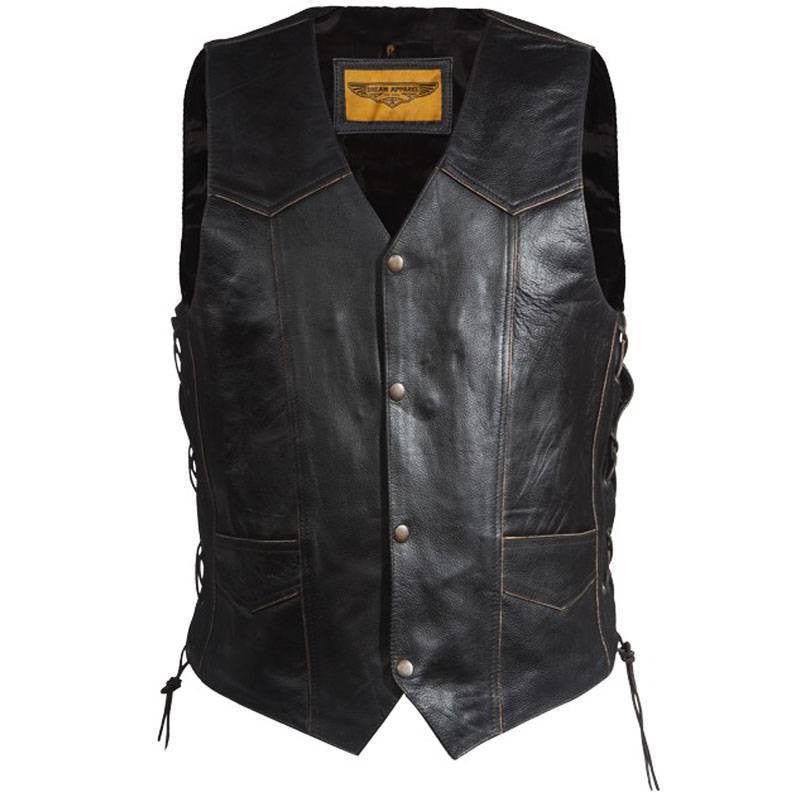 Leather Vest - Native American Vest
