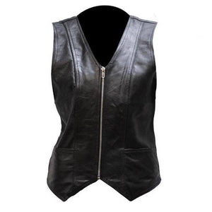 Leather Vest - Woman's Riding Vest